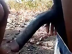 Big jizz-shotgun for African slut