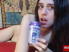 GRAPE DRINK TURNS ME ON SO MUCH Foreign Object Hump I Think I REAL Jizz @ 42