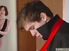 StepNephew drills StepAuntie Yasmin Scotts juicy matured pussy