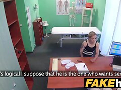 Fake Health center Doctor brings feeling back to pussy with bang