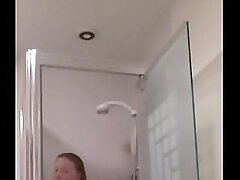 exgf frigs in bathroom