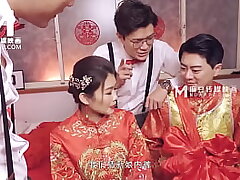 ModelMedia Asia-Lewd Wedding Scene-Liang Yun Fei-MD-0232-Best Original Asia Fuck tape