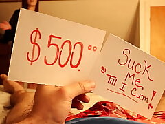 Step-mom plays a game (Win Currency or Suck cock? )