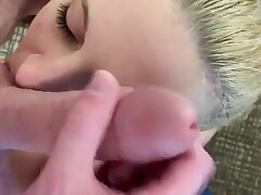 XXL Saw Towheaded Takes Humungous Facial cumshot