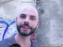 Big ass Cougar Julia Roca gets humped by a macho guy