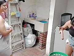 I find screw stick used with baby batter in the room of the patron, he comes to get it and insinuates me, he unwraps me and began to give me tongue in the pussy, we screw delicious