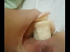Woman Anal Masturbation with Solace