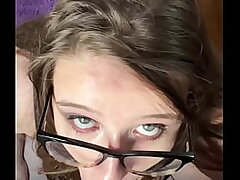 BBW blowing and masturbating huge shaft POV dt