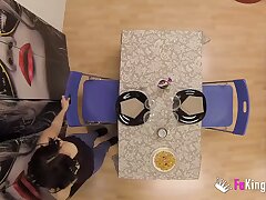 Big dicked black guy violates Alba's teen pussy