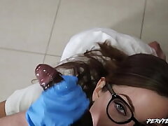 Therapist takes check-up too far
