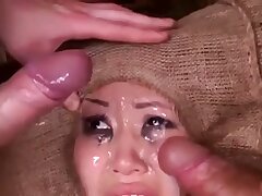 kinky good-sized breasted japanese milf gets tied, punished and DP