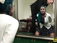 British slave analized in bi-racial 3 way