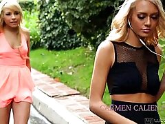 Girls Janice Griffith and Carmen Caliente