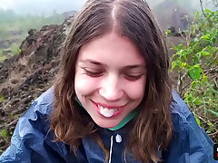 #The Riskiest Public Blowjob In The World On Top Of An Active Bali Volcano - POV#