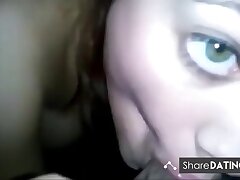 Amateur XXL boobs brunette Point of view