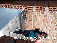 She gargles me off in an deprived house PART 1 Follow her on instagram/venuslatina2