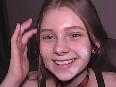 School Hotty Used As A Human Cum Dumpster