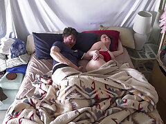 #Stepson wakes up with stepmom in the bed and porks the wrong hole#