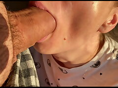 #Stepdad Fucks Daughter While Nobody Is Home - Russian Unexperienced with Conversation#