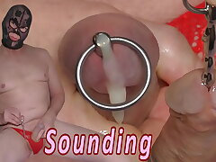 #Sounding with cumshot. Urethral inserting plaything kinky bondage & discipline from Holland (see my account for more)#