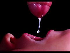 #CLOSE UP: BEST Stroking Jaws for your DICK! Sucking Cock ASMR, Tongue and Lips Sucky-sucky Dual CUMSHOT -XSanyAny#