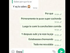 #Hablando con mi novia despues de cojer parte 2#