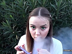 - I can feel it pulsing! Come on creampie! - Step sister in law likes like in hentai