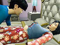 Chinese step Son Ravages Chinese Mommy After Taking A Bathtub - Family Fuckfest Taboo