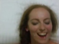 Sexy red-haired jizz shot