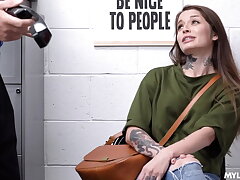 Shoplifter Vanessa Vega pulverizes her way out of distress