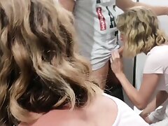 Our Very first Fuck-fest Video In A Fitting Room (Risky Blowjob)