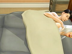 step Son Slinks Under His step mom Blanket Knowing She Is Naked Under