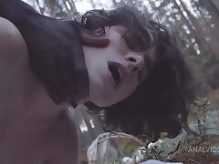 #Darcy Dark in search of in the woods got her first-ever ass-fuck BBC FLX010#