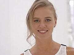 Ella Elastic - babyface, height 150 cm, sport body, 18yo ! Nick's buttfuck audition