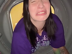 #Room Friend Gets Stuck In Dryer#