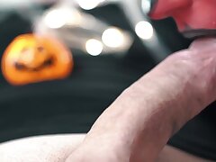 HALLOWEEN Deep throat - The Greatest Jizm Mouth Ever Teen Ejaculation