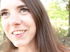 #Public Anal Hump for Petite German Teenager Mina at Pickup at Wacken Festival#