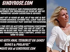 Sindy Rose Screwing with assfucking terrorist on sandy dunes & blossom