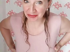 Wank instruction. Messy talk, huge tits fucking by MariaOld cougar