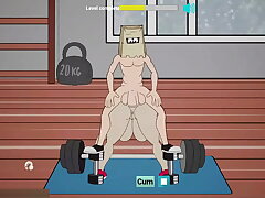 #Fuckerman - Weird Gym Public Anal Fuck#