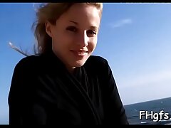 #Inexperienced teen stretched her legs wide for her boyfriend's friend#