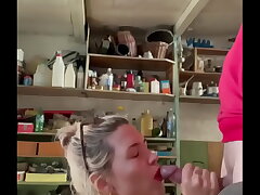 #guy plumbed rock hard youthful girl in booty in her father's garage#