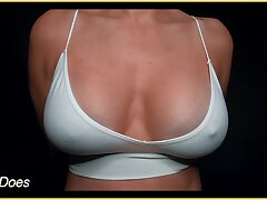 Wife getting her astounding hooters raw in numerous hooter-slings - compilation flick