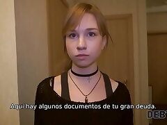 #DEBT4k. Deudor paga sus deudas usando boca y vag tiernas#
