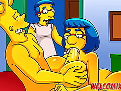 Barty smashing his friend's mother - The Simptoons Simpsons porn
