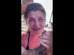 #REAL Oral blow job on a boat#