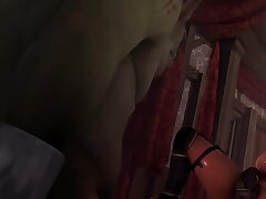 A Phat Ogre Fucks an Elf