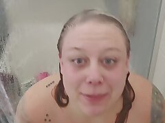 Fuck Dildo in Douche