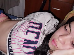 #His greatest friend's gf can play and unwraps bare for him#