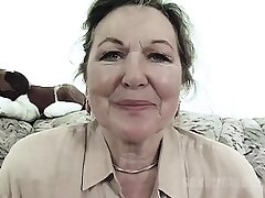 grandmother is nasty for rock-hard jism shaft